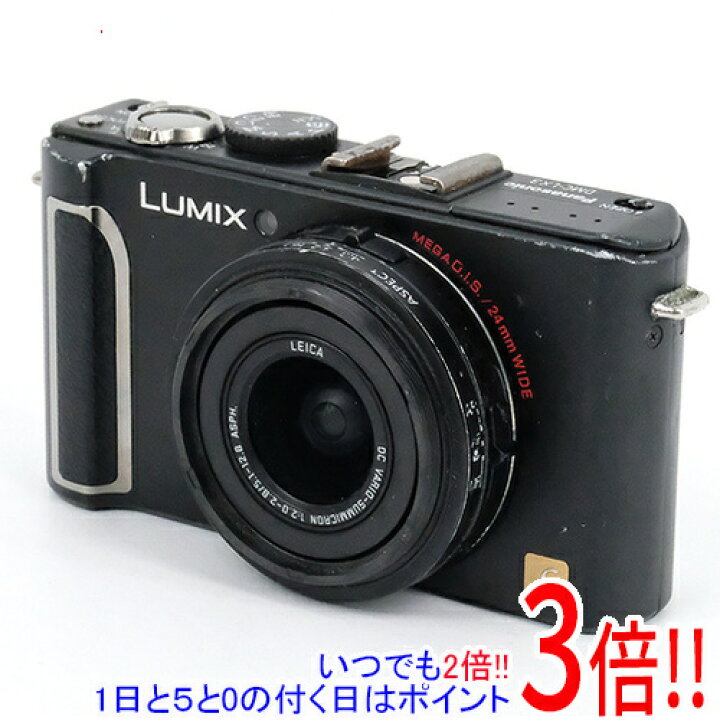 楽天市場】【中古】Panasonic LUMIX DMC-LX3-K ブラック/1010万画素 