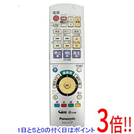 【1日と5.0のつく日、18日はポイント3倍！】【中古】Panasonic DVDビデオレコーダー用 リモコン EUR7658YC0