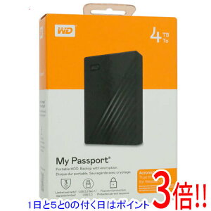�y1����5.0�̂����A18���̓|�C���g3�{�I�zWesternDigital �|�[�^�u���n�[�h�f�B�X�N My Passport WDBPKJ0040BBK-WESN 4TB