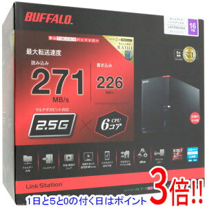 �y�����ۏؑΉ�!!�z�y�V�i�󂠂�(�������E��Ԃ�)�z BUFFALO LinkStation LS720D1602 16TB