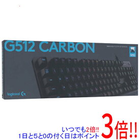 【いつでも2倍！1日と5．0のつく日は3倍！18日も3倍！】【中古】ロジクール G512 Carbon RGB Mechanical Gaming Keyboard (Tactile) G512-TC カーボンブラック 元箱あり