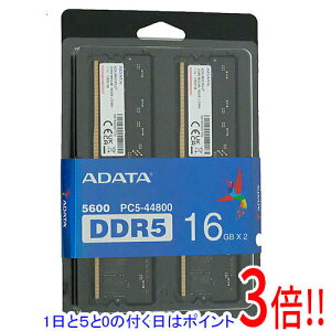 �y1����5.0�̂����A18���̓|�C���g3�{�I�zADATA �f�X�N�g�b�v�p AD5U560016G-DT DDR5 PC5-44800 16GB 2���g
