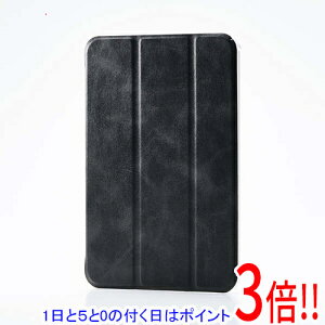 �y1����5.0�̂����A18���̓|�C���g3�{�I�zELECOM iPad mini(A17 Pro) �t���b�v�P�[�X ���^�y�� �w�ʃN���A 2�A���O�� TB-A25SWVBK �u���b�N