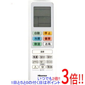 【いつでも2倍！1日と5．0のつく日は3倍！18日も3倍！】【中古】ハイセンス エアコンリモコン RCH-RTY1-0