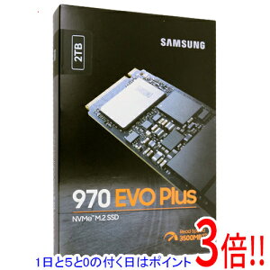 �y1����5.0�̂����A18���̓|�C���g3�{�I�z�y�V�i�󂠂�(�������E��Ԃ�)�z SAMSUNG�� SSD 970 EVO Plus MZ-V7S2T0B/IT 2TB