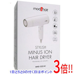 �y1����5.0�̂����A18���̓|�C���g3�{�I�z���b�Y�E�w�A �}�C�i�X�C�I���h���C���[ MHD-1222-W �z���C�g