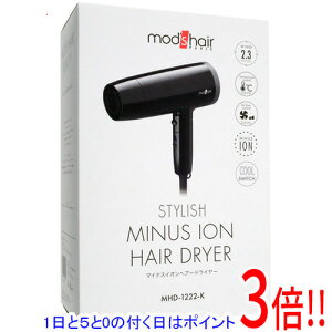 �y1����5.0�̂����A18���̓|�C���g3�{�I�z���b�Y�E�w�A �}�C�i�X�C�I���h���C���[ MHD-1222-K �u���b�N