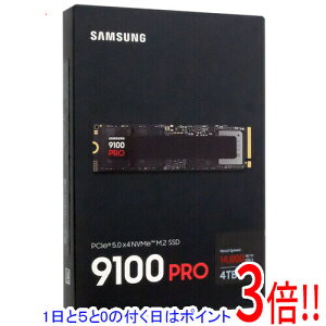 �y1����5.0�̂����A18���̓|�C���g3�{�I�zSAMSUNG�� SSD 9100 PRO MZ-VAP4T0B-IT 4TB