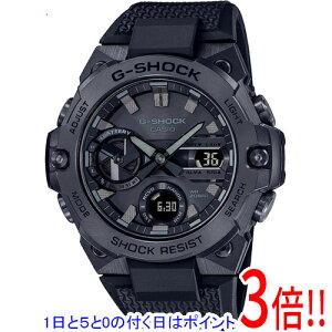 �y�����ۏؑΉ�!!�z�y1����5.0�̂����A18���̓|�C���g3�{�I�zCASIO �r���v G-SHOCK G-STEEL GST-B400BB-1AJF