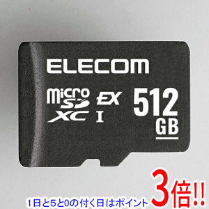 �y1����5.0�̂����A18���̓|�C���g3�{�I�zELECOM microSDXC�������[�J�[�h MF-MSE512GU13R 512GB