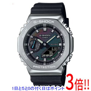 �y�����ۏؑΉ�!!�z�y1����5.0�̂����A18���̓|�C���g3�{�I�zCASIO �r���v G-SHOCK Rainbow Brick Wall series GM-2100RW-1AJF