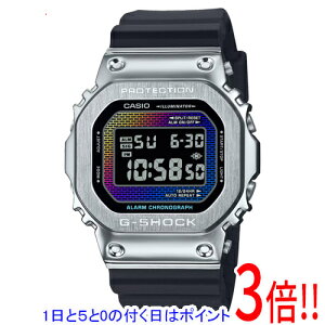 �y�����ۏؑΉ�!!�z�y1����5.0�̂����A18���̓|�C���g3�{�I�zCASIO �r���v G-SHOCK Rainbow Brick Wall series GM-5600RW-1JF