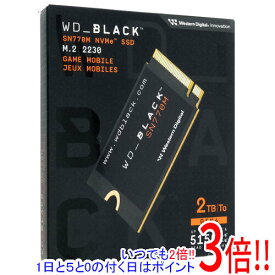 【いつでも2倍！1日と5．0のつく日は3倍！18日も3倍！】Western Digital製 SSD WD_Black SN770M NVMe SSD WDS200T3X0G 2TB