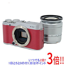 【いつでも2倍！1日と5．0のつく日は3倍！18日も3倍！】【中古】FUJIFILM 一眼 X-A1 レンズキット レッド