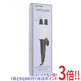 【いつでも2倍！1日と5．0のつく日は3倍！18日も3倍！】テスコム 2WAYヘアーアイロン naturam TW303A-K ブラック