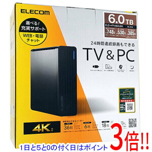 yۏؑΉ!!zELECOM TVOtn[hfBXN ELD-HTV060UBK ubN 6TB