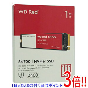 �y1����5.0�̂����A18���̓|�C���g3�{�I�zWestern Digital SSD WD Red SN700 NVMe WDS100T1R0C-EC 1TB