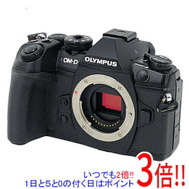 【いつでも2倍！1日と5．0のつく日は3倍！18日も3倍！】【中古】OLYMPUS ミラーレス一眼カメラ OM-D E-M1 Mark II ボディ ブラック 元箱あり