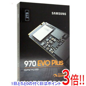 �y1����5.0�̂����A18���̓|�C���g3�{�I�zSAMSUNG�� SSD 970 EVO Plus MZ-V7S2T0B/IT 2TB