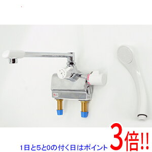 【1日と5.0のつく日、18日はポイント3倍!】【新品訳あり(箱きず・やぶれ)】 三栄水栓 サーモデッキシャワー混合栓 SK7800D-W-13