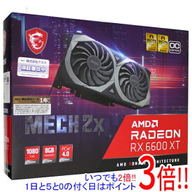 【いつでも2倍！1日と5．0のつく日は3倍！18日も3倍！】MSI製グラボ Radeon RX 6600 XT MECH 2X 8G OC PCIExp 8GB