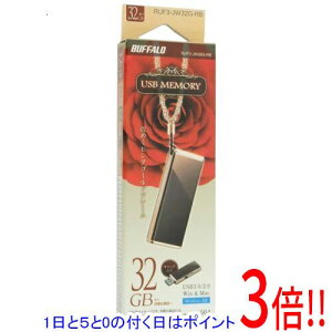 �y1����5.0�̂����A18���̓|�C���g3�{�I�zBUFFALO USB3.0�p USB�������[ RUF3-JW32G-RB 32GB ���b�`�u���E��