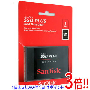 �y1����5.0�̂����A18���̓|�C���g3�{�I�zSANDISK 2.5�C���`SATA SSD PLUS 1TB SDSSDA-1T00-G26