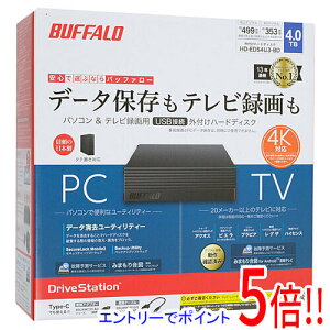 yۏؑΉ!!zBUFFALOOtHD HD-EDS4U3-BD 4TB ubN