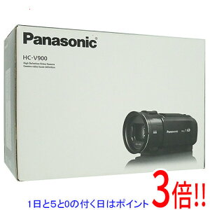 �y�����ۏؑΉ�!!�z�y1����5.0�̂����A18���̓|�C���g3�{�I�zPanasonic �f�W�^���r�f�I�J���� HC-V900-K �r�[�Y�u���b�N