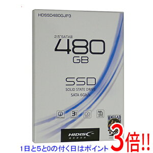 y15.0̂A18̓|Cg3{IzyVi󂠂(EԂ)z HI-DISC 2.5C`SSD 480GB HDSSD480GJP3