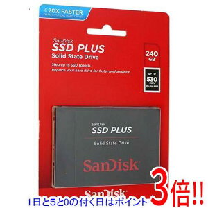 �y1����5.0�̂����A18���̓|�C���g3�{�I�zSANDISK 2.5�C���`SATA SSD PLUS 240GB SDSSDA-240G-G26