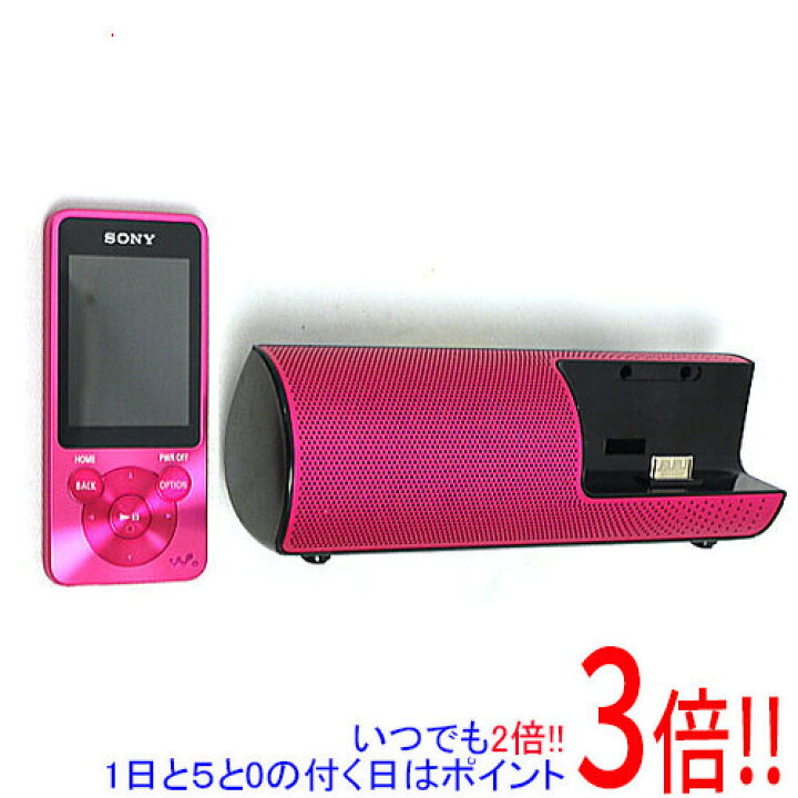 楽天市場】【中古】SONYウォークマン Sシリーズ NW-S13K ピンク/4GB 