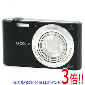 【エントリーで5倍！11/04 20:00〜11/11 01：59まで！】【中古】SONY製 Cyber-shot DSC-W810 ブラック 2010万画素