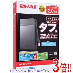 �y�����ۏؑΉ�!!�z�y1����5.0�̂����A18���̓|�C���g3�{�I�zBUFFALO��PortableHD HD-PZF2.0U3-BKA/�u���b�N 2TB