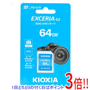 yGg[5{I11/14 10:00`11/16 23F59܂ŁIzLINVA SDXC[J[h EXCERIA G2 KSDU-B064G 64GB