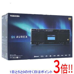 yۏؑΉ!!zTOSHIBA SD/USB/CDWIJZbgR[_[ AUREX TY-AK21(K) ubN