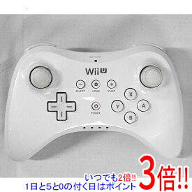 【いつでも2倍！1日と5．0のつく日は3倍！18日も3倍！】【中古】任天堂 Wii U PROコントローラー(シロ) WUP-A-RSWA 本体のみ
