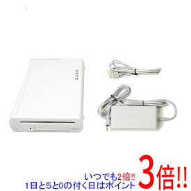 【いつでも2倍！1日と5．0のつく日は3倍！18日も3倍！】【中古】任天堂 Wii U PREMIUM SET shiro 32GB ゲームパッドなし