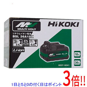 �y1����5.0�̂����A18���̓|�C���g3�{�I�z�y�V�i�󂠂�(�������E��Ԃ�)�z HiKOKI ��2����}���`�{���g�~�d�r 36V 2.5Ah/18V 5.0Ah BSL36A18X