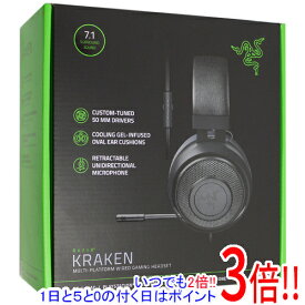 【いつでも2倍！1日と5．0のつく日は3倍！18日も3倍！】Razer ゲーミングヘッドセット Kraken RZ04-02830100-R3M1 Black