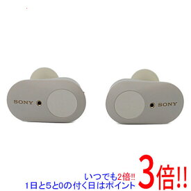 【いつでも2倍！1日と5．0のつく日は3倍！18日も3倍！】【中古】SONY ワイヤレスノイズキャンセリングステレオヘッドセット WF-1000XM3 (S) プラチナシルバー