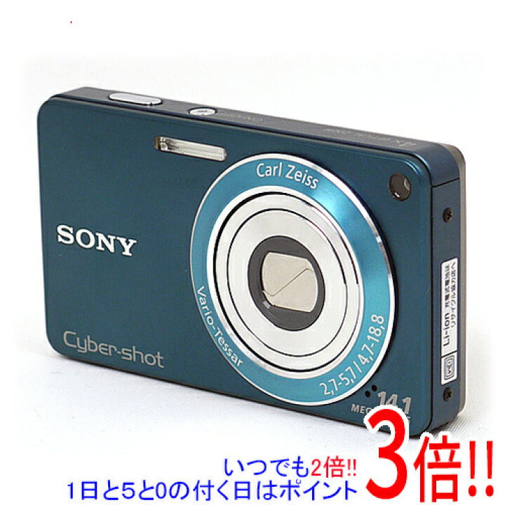 楽天市場】【中古】SONY製 Cyber-shot DSC-W350 ブルー 1450万画素