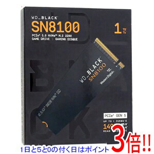 �y1����5.0�̂����A18���̓|�C���g3�{�I�zWestern Digital�� WD_Black SN8100 NVMe SSD WDS100T1X0M 1TB
