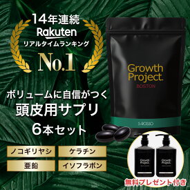 予約受付中※4月以降入荷予定※【シャンプー2本無料プレゼント】 BOSTON ボストンサプリ 6本(540粒180日分) 男性 髪 ヘアケア ボリュームアップ サプリ 頭皮ケア 人気 国産 エスロッソ SPL プロペシア フィンペシア フィナステリド から乗り換え 髪 ボリューム