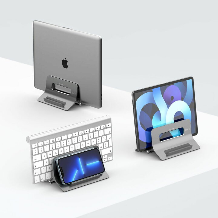 楽天市場】SODI ノートパソコンスタンド 縦置き MacBook対応スタンド 