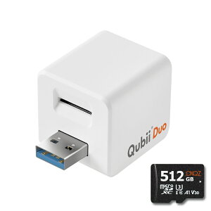 y|Cg5{ 111:59܂ŁzQubii Duo micro SD J[ht USB Type A L[r[ fI }CN SDt USB-A typea 128 256 512 GB  obNAbv ʐ^ۑ [d Maktar AhCh iPhone iPad android A