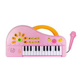 ピアノ おもちゃ マイク付き 3歳 子供 キッズ 女の子 [ マイク付き リサイタルピアノ ] 可愛い かわいい 楽器 音楽玩具 子供ピアノ キーボード 知育玩具 多機能 誕生日 クリスマス プレゼント
