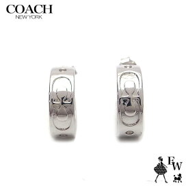 コーチ ピアス COACH アウトレット ピアス フープ C型 CI901 SLV シルバー エクセルワールド ギフト プレゼントにも レディース ブランド アクセサリー