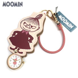 ムーミン 時計 レディース ピンク MOOMIN リトルミイ ダイカット レザー キーチェーン バックチャーム mom012-2 エクセルワールド プレゼントに かわいい時計 TP5 TP10