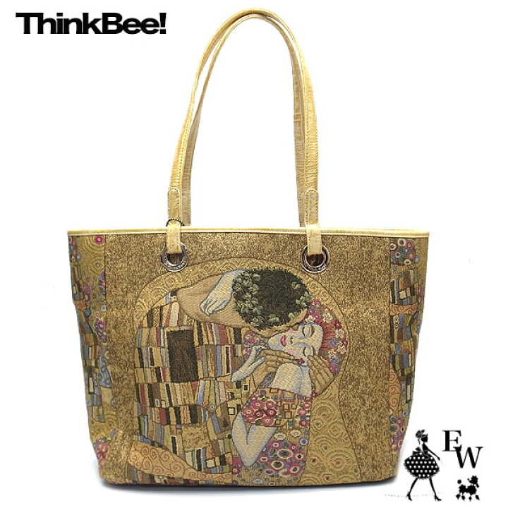 楽天市場】シンクビー Think Bee バッグ ゴールデンクリムト トート 